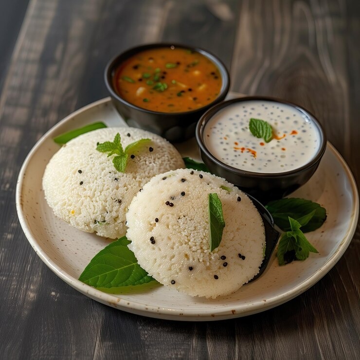 imgi_34_2-idlis-plated-along-with-coconut-red-chilly-flavoured-chutneys-along-with-gar